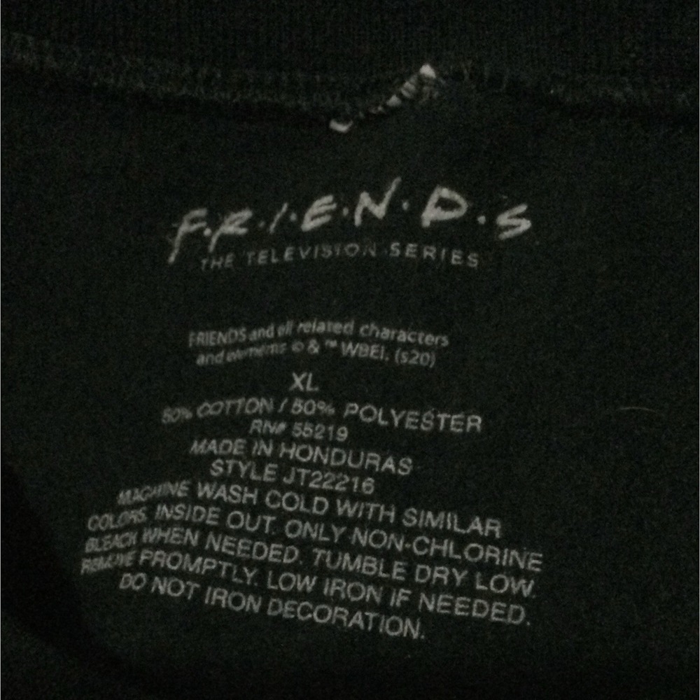 FRIENDS The TV Show Series T Shirt  VINTAGE Mens Size XL cotton polyester - Picture 3 of 7